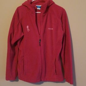 Pink Breast Cancer Awareness Columbia Fleece